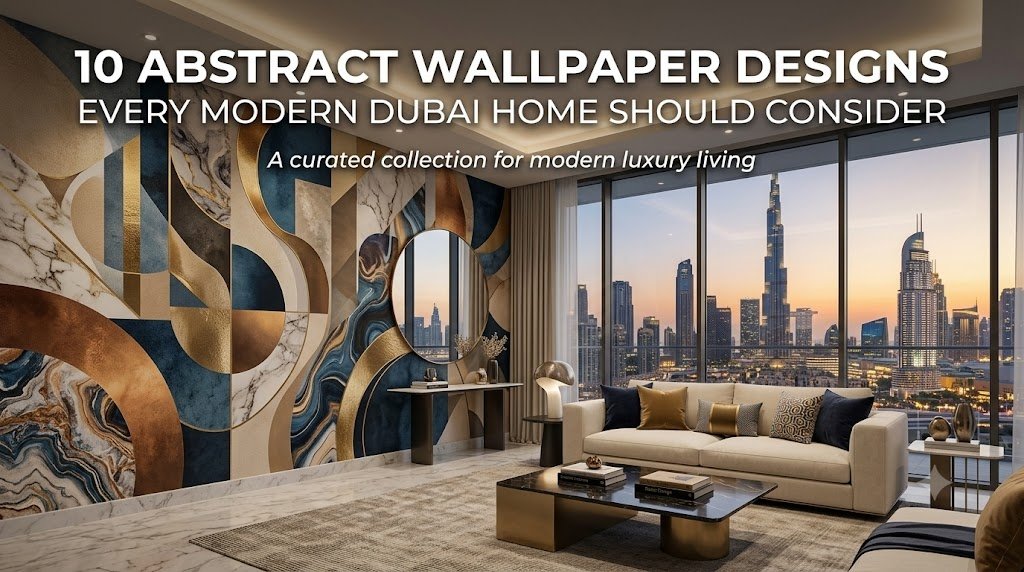 10 Abstract Wallpaper Designs Every Modern Dubai Home Should Consider
