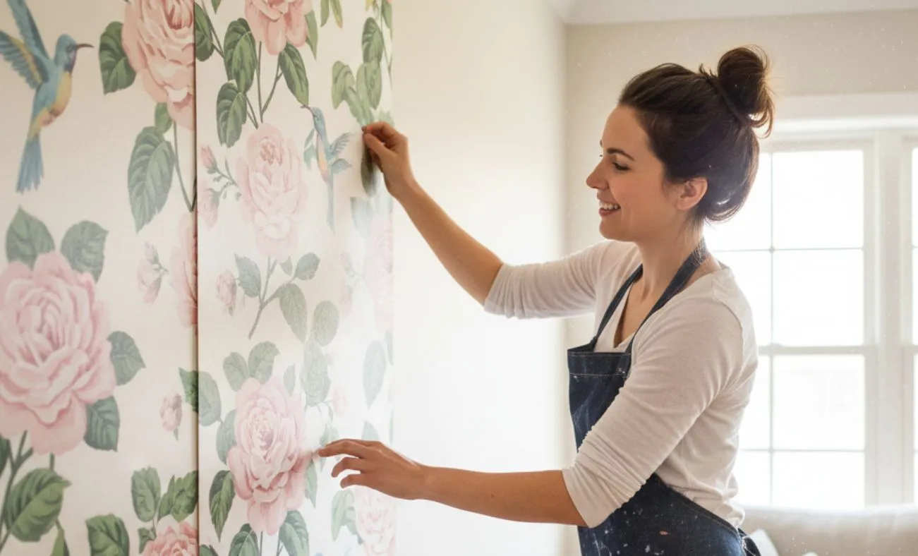 Best Peel And Stick Wallpaper for a Rental Home