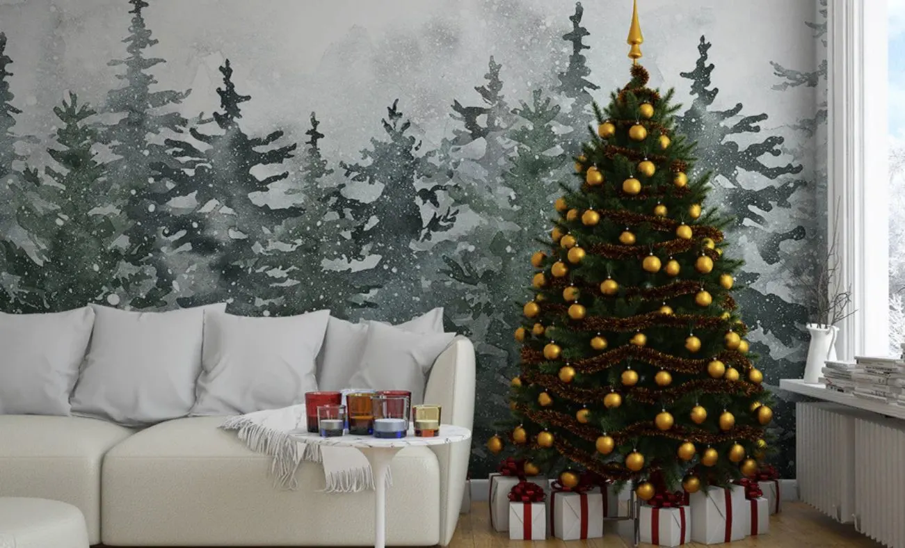 Christmas Wallpaper Ideas for a festive home