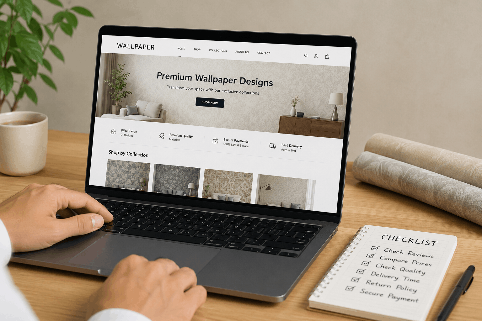 How to Buy Wallpaper Online in UAE Safely — And Avoid Costly Mistakes