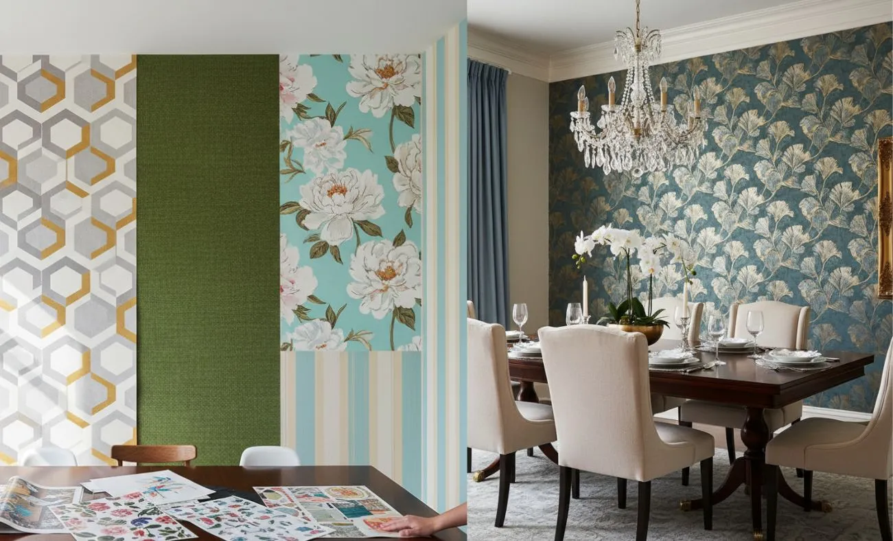 How to Choose the Best Dining Room Wallpaper