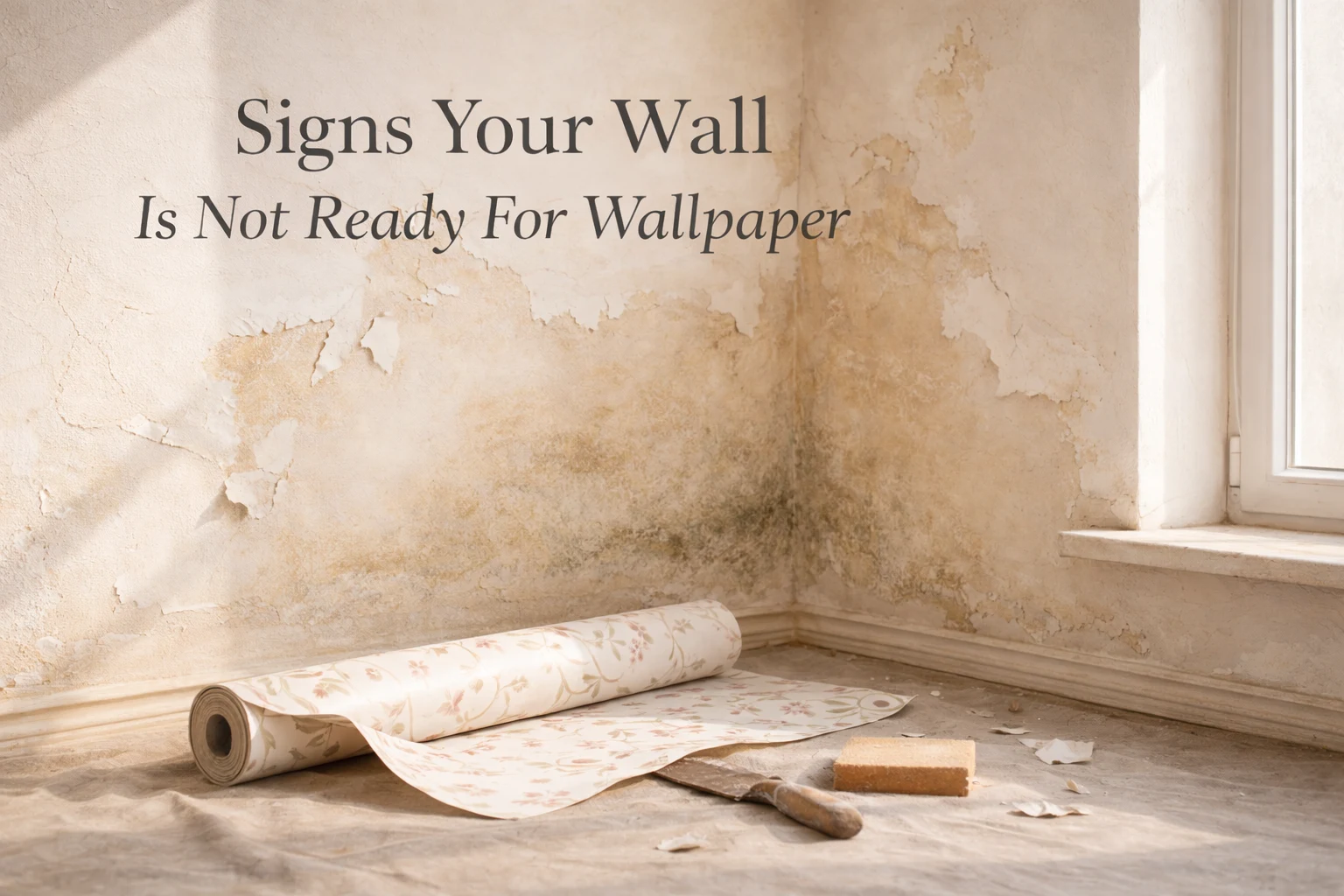 Signs Your Wall Is Not Ready For Wallpaper