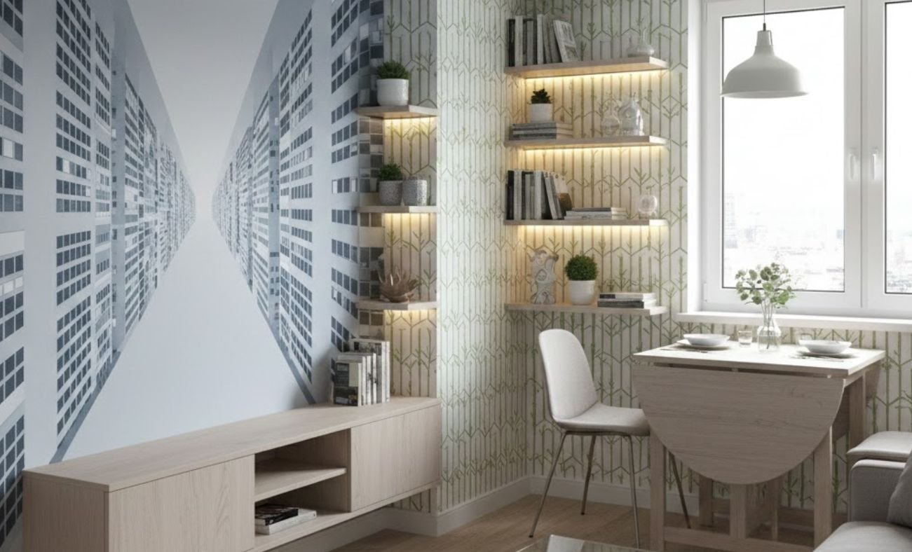 Space Saving Wallpaper Ideas for Compact City Homes