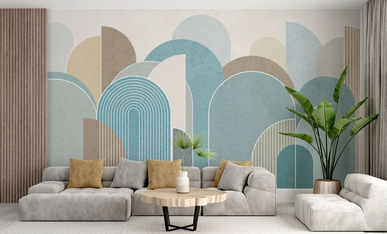 What Is the Best Way to Style Geometric Wallpaper?