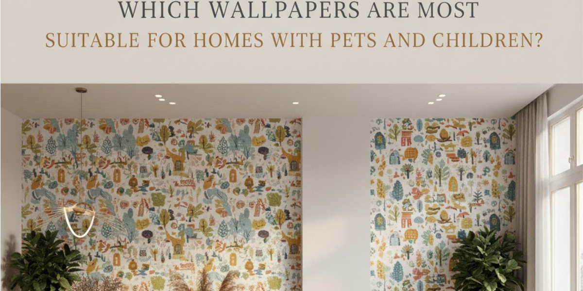 Which Wallpapers Are Most Suitable for Homes with Pets and Children?