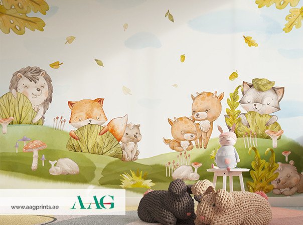 Forest Frolic - Kids Wallpaper Dubai