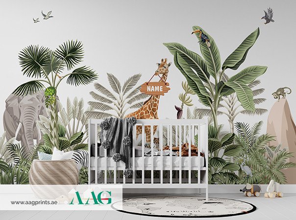 Jungle I - Kids Wallpaper Dubai