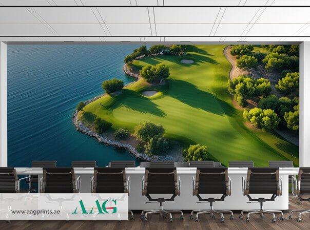 The Oasis of Coastal Greens - Wallpaper