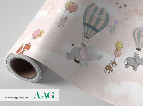 Flying Animals I - Kids Wallpaper Dubai