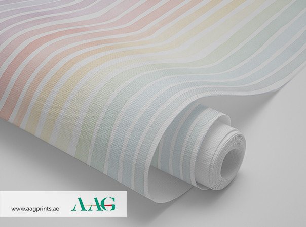 Rainbow Stripes - Kids Wallpaper Dubai