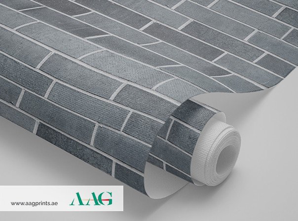 Grey Brick Wallpaper Mural Dubai