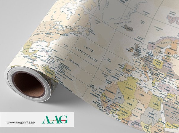 World Map I - Wallpaper Dubai