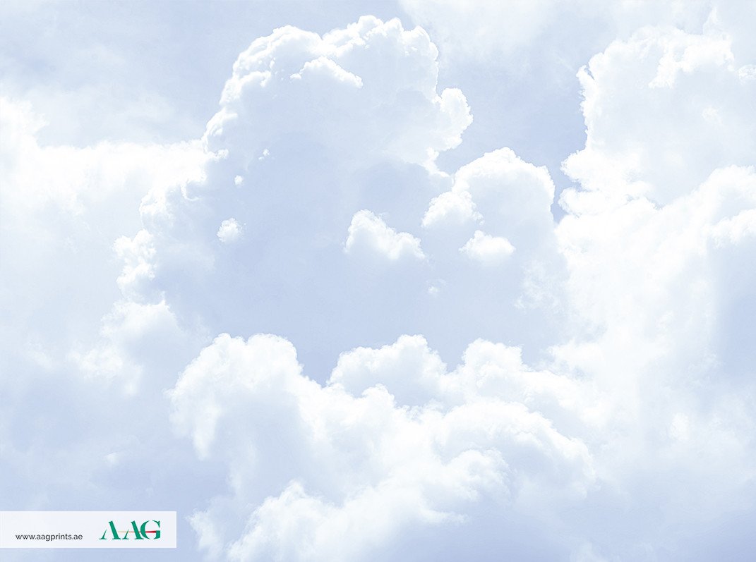 Dreamy Blue Sky - Kids Wallpaper Dubai