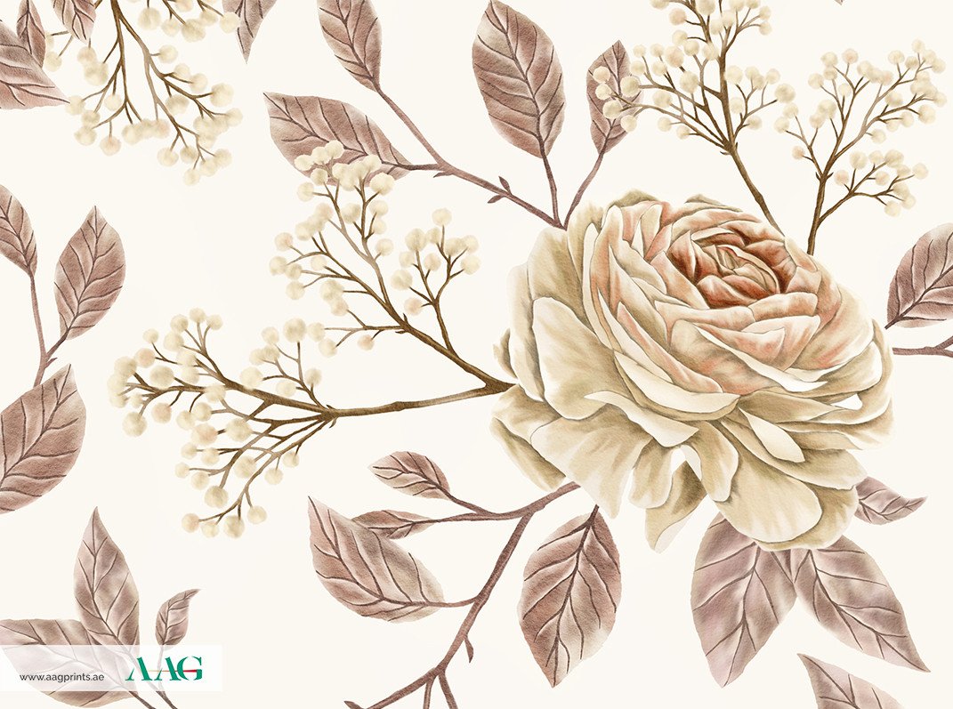 Floral Pattern Wallpaper I Dubai