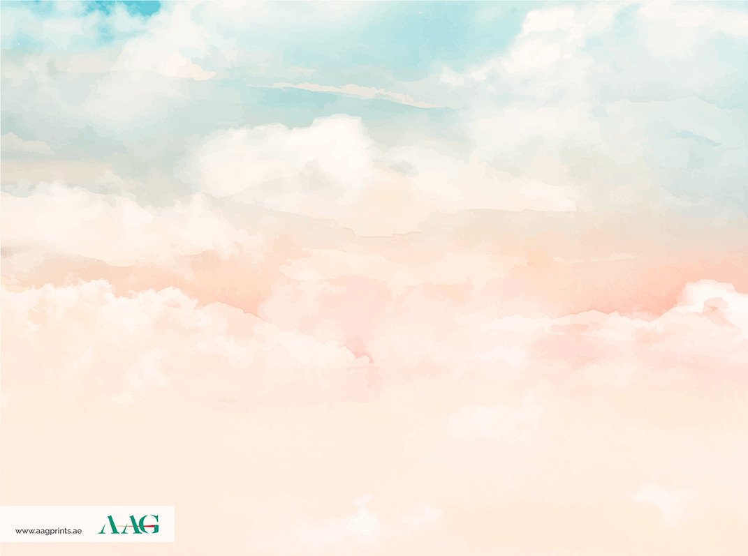 Heavenly Pink Hues - Kids Wallpaper Dubai