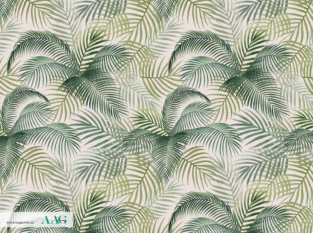 Palm Leaves II _ Pattern Wallpaper Dubai