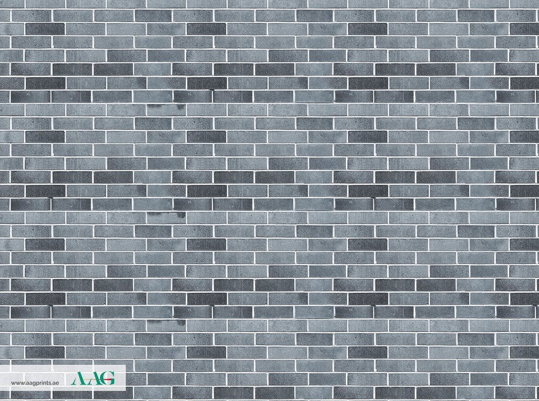 Grey Brick Wallpaper Mural Dubai
