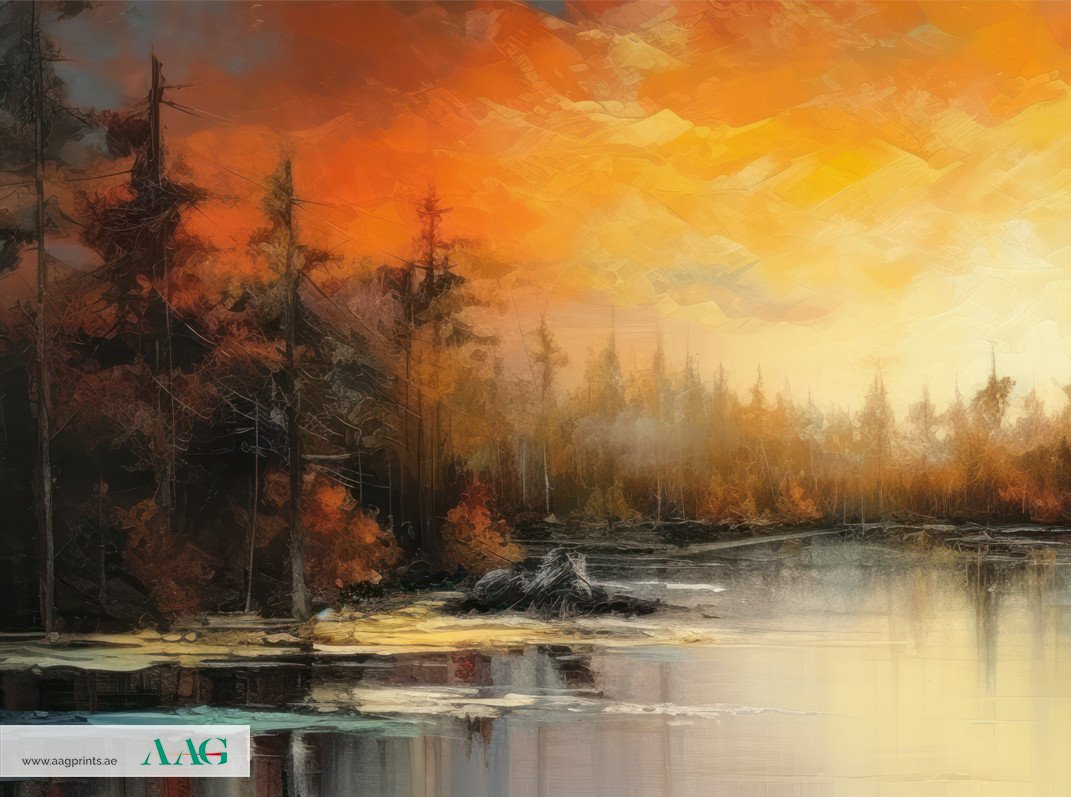 Sunset Serenade - Mural Wallpaper Dubai