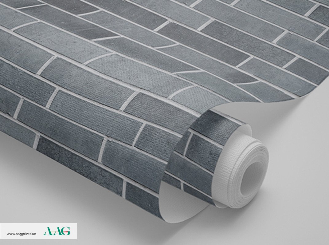 Grey Brick Wallpaper Mural Dubai